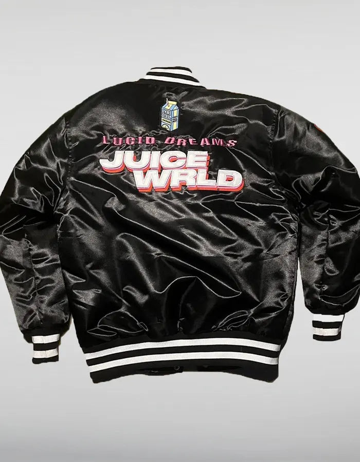Juice Wrld Bomber Satin Jacket