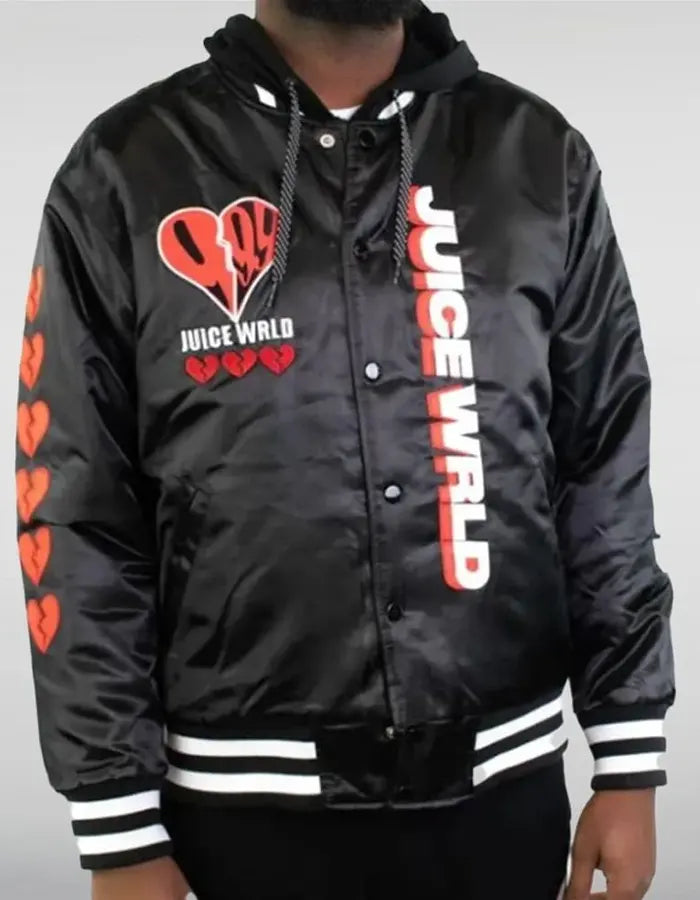 Juice Wrld Bomber Satin Jacket