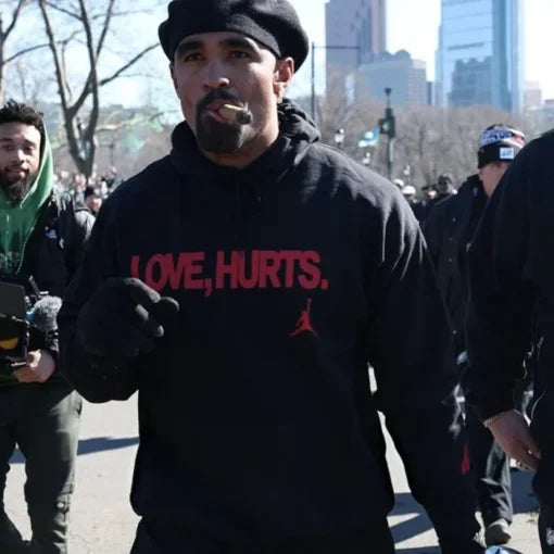Love Hurts Black Hoodie