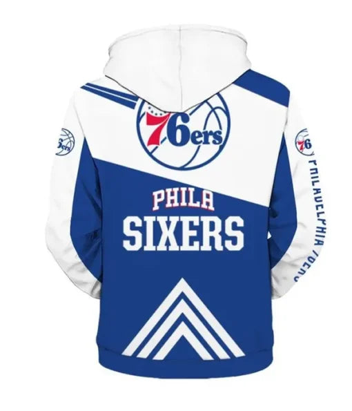 Philadelphia 76ers 3D Hoodie Jacket