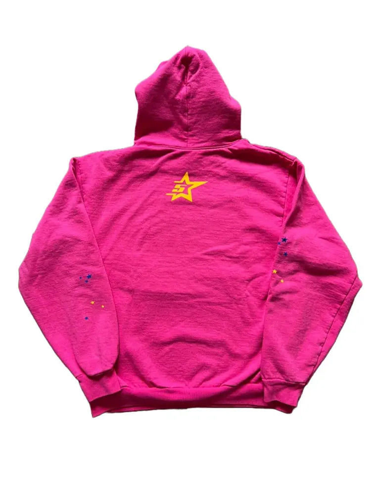 Pink Sp5der Fleece Hoodie