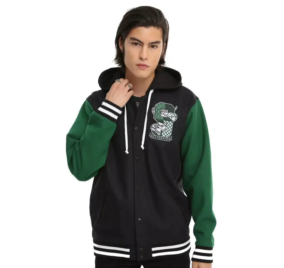 Slytherin Varsity Green and Black Jacket