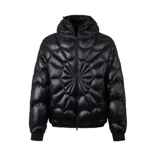 Spiderman X Moncler Down Black Jacket